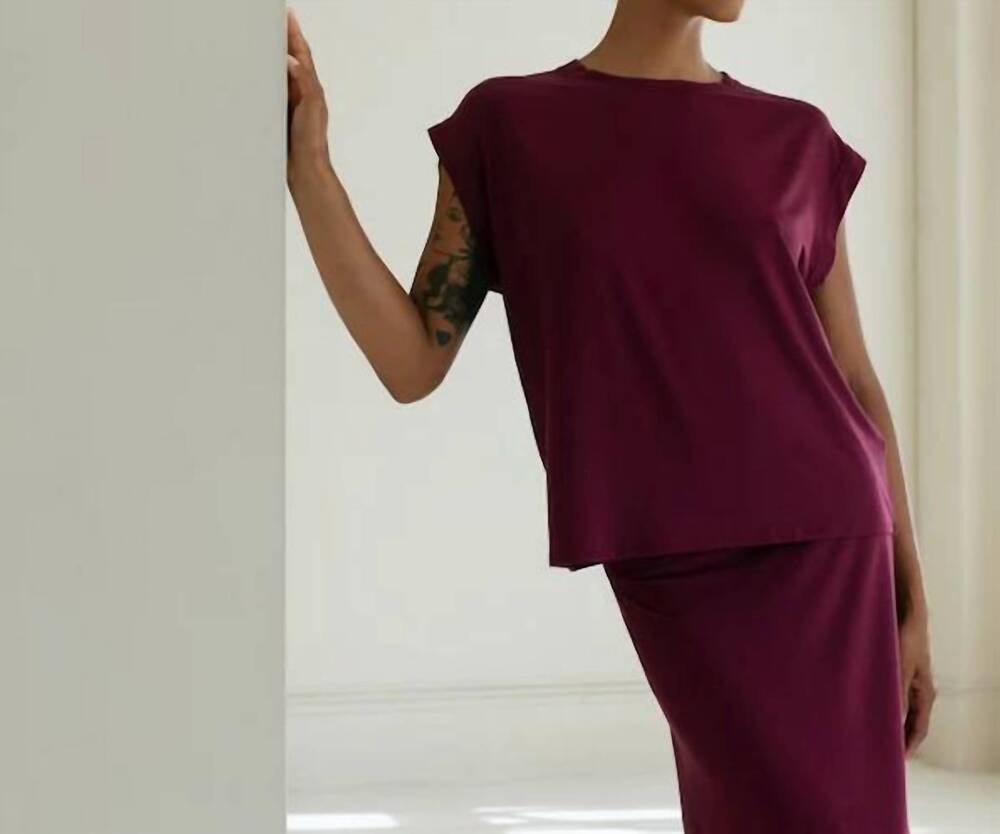 NEW PAPER LABEL modal sleeveless layering top in fig